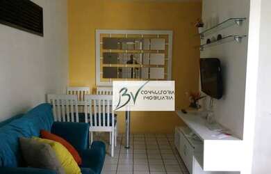 Imagem: O apartamento possui 1 Dormitório, 1 Banheiro, 1 Vaga na garagem