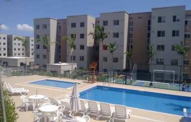 Imagem: O apartamento possui 2 Dormitórios, 1 Banheiro, 1 Vaga na garagem