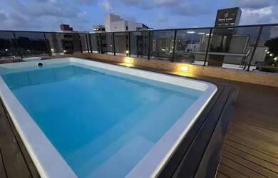 Imagem: O apartamento possui 1 Dormitório, 1 Banheiro, 1 Vaga na garagem