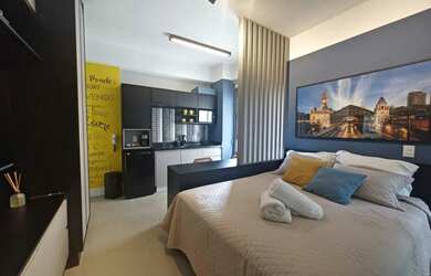 Imagem: A casa em condomínio possui 1 Dormitório, 1 Banheiro, 24m²