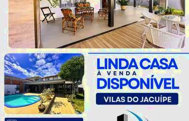 Imagem: A casa em condomínio possui 5 Dormitórios, 4 Banheiros, 2