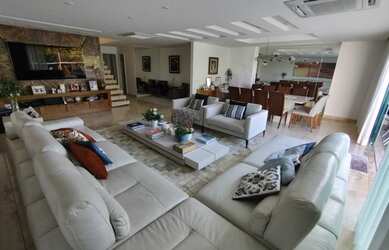 Imagem: O apartamento na cobertura possui 4 Dormitórios, 5 Banheiros