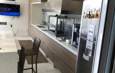 Imagem: A casa em condomínio possui 3 Dormitórios, 5 Banheiros, 4