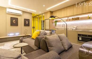 Imagem: O apartamento possui 1 Dormitório, 1 Banheiro, 42m² de Área