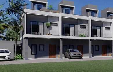 Imagem: A casa em condomínio possui 2 Dormitórios, 3 Banheiros, 1