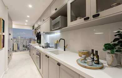 Imagem: O apartamento possui 3 Dormitórios, 4 Banheiros, 2 Vagas na