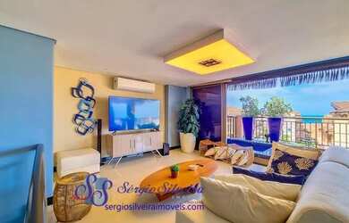 Imagem: O apartamento na cobertura possui 4 Dormitórios, 4 Banheiros