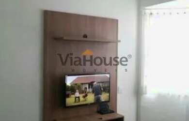 Imagem: O studio possui 1 Dormitório, 2 Banheiros, 1 Vaga na garagem