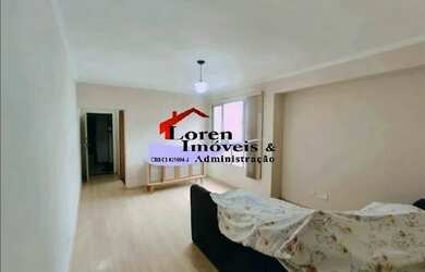 Imagem: O apartamento possui 1 Dormitório, 1 Banheiro, 1 Vaga na garagem