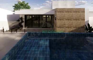 Imagem: A casa em condomínio à venda possui 4 Dormitórios, 5 Banheiros