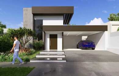 Imagem: A casa em condomínio possui 3 Dormitórios, 5 Banheiros, 4