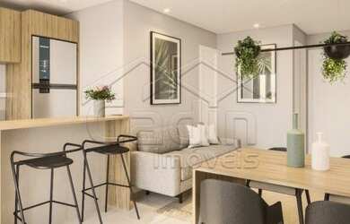 Imagem: O apartamento possui 2 Dormitórios, 2 Banheiros, 1 Vaga na