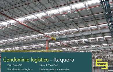 Imagem: O depósito possui 1.337m² de Área e está localizado em