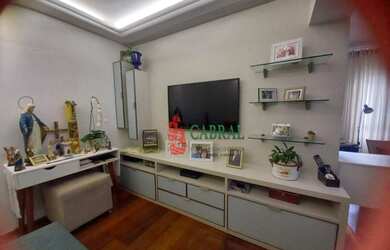 Imagem: O apartamento na cobertura possui 3 Dormitórios, 3 Banheiros