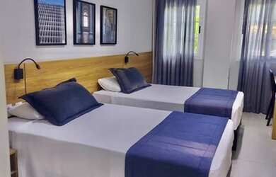 Imagem: O studio possui 1 Dormitório, 1 Banheiro, 1 Vaga na garagem