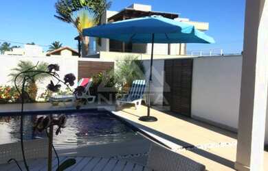 Imagem: A casa em condomínio possui 4 Dormitórios, 5 Banheiros, 4