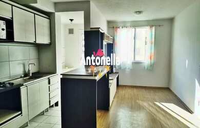 Imagem: O apartamento possui 2 Dormitórios, 1 Banheiro, 1 Vaga na garagem