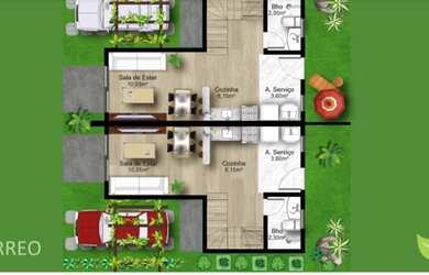 Imagem 10: Casa Duplex em Condomínio fechado e segurança - Reservas Bolonha