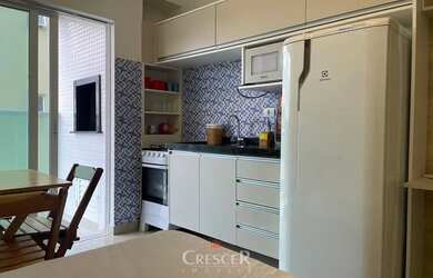 Imagem: O apartamento possui 1 Dormitório, 1 Banheiro, 1 Vaga na garagem