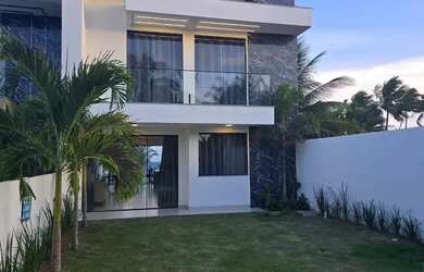 Imagem 2: Linda Casa, Pé na Areia, Porteira Fechada, 4/4, Piscina, Cond. Fechado, Praia Privativa!