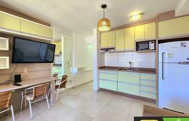 Imagem: O apartamento possui 1 Dormitório, 1 Banheiro, 34m² de Área