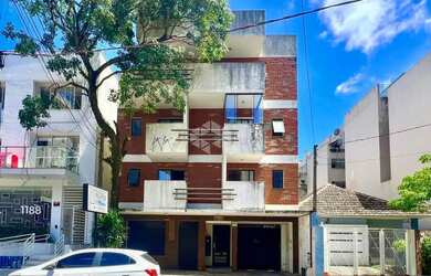 Imagem: O apartamento possui 1 Dormitório, 1 Banheiro, 1 Vaga na garagem