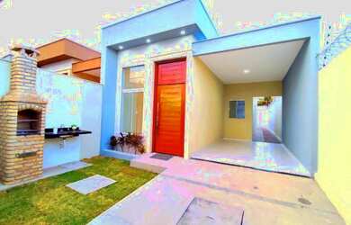 Imagem: A casa possui 3 Dormitórios, 2 Banheiros, 2 Vagas na garagem