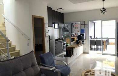 Imagem: A casa em condomínio possui 3 Dormitórios, 2 Banheiros, 2