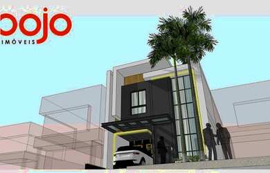 Imagem: A casa possui 4 Dormitórios, 2 Banheiros, 1 Vaga na garagem