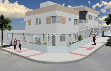 Imagem: A casa possui 2 Dormitórios, 2 Banheiros, 2 Vagas na garagem