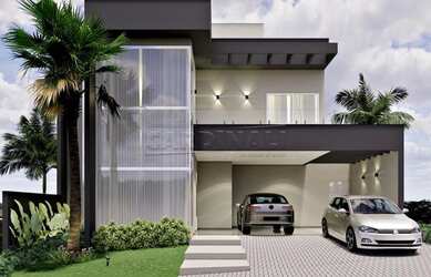 Imagem: A casa em condomínio possui 3 Dormitórios, 1 Banheiro, 4 Vagas