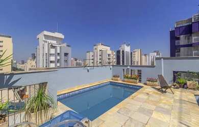 Imagem: O apartamento na cobertura possui 2 Dormitórios, 2 Banheiros