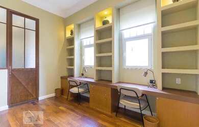 Imagem: O apartamento na cobertura possui 1 Dormitório, 2 Banheiros