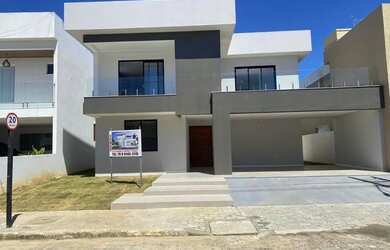 Imagem: A casa em condomínio possui 4 Dormitórios, 5 Banheiros, 2