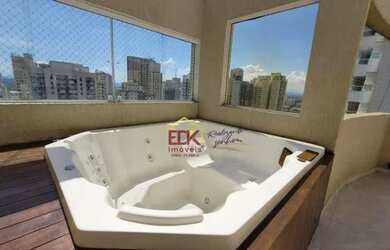 Imagem: O apartamento na cobertura possui 3 Dormitórios, 4 Banheiros