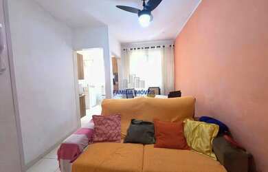 Imagem: O apartamento possui 1 Dormitório, 1 Banheiro, 1 Vaga na garagem