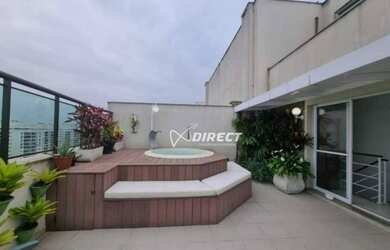 Imagem: O apartamento na cobertura possui 3 Dormitórios, 2 Banheiros