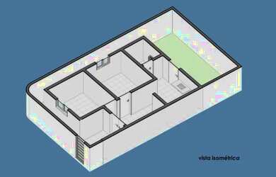 Imagem: A casa possui 2 Dormitórios, 1 Banheiro e está localizado
