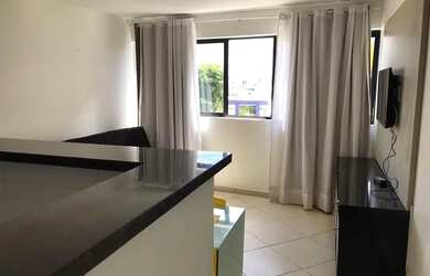 Imagem: A kitnet possui 1 Dormitório, 1 Banheiro, 1 Vaga na garagem