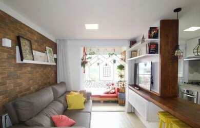 Imagem: O apartamento possui 2 Dormitórios, 2 Banheiros, 1 Vaga na