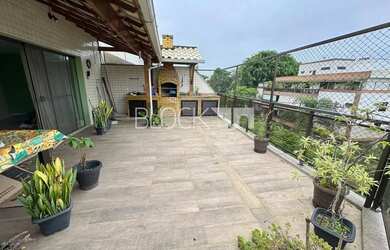 Imagem: O apartamento na cobertura possui 3 Dormitórios, 5 Banheiros