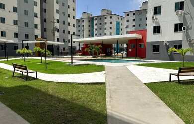 Imagem: O apartamento possui 2 Dormitórios, 1 Banheiro, 1 Vaga na garagem