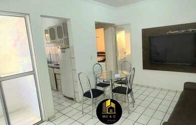 Imagem: O apartamento possui 2 Dormitórios, 1 Banheiro, 1 Vaga na garagem