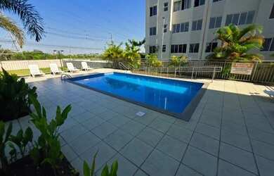 Imagem: O apartamento possui 2 Dormitórios, 1 Banheiro, 1 Vaga na garagem