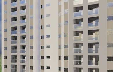 Imagem: O apartamento possui 2 Dormitórios, 1 Banheiro, 1 Vaga na garagem