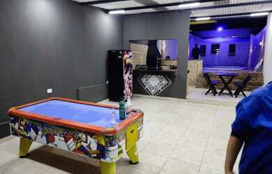 Imagem 8: Casa piscina. Piscina, Churrasqueira, Imóvel mobiliadoeAr-condicionado