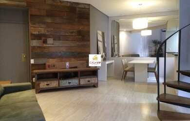 Imagem: O apartamento possui 1 Dormitório, 1 Banheiro, 1 Vaga na garagem