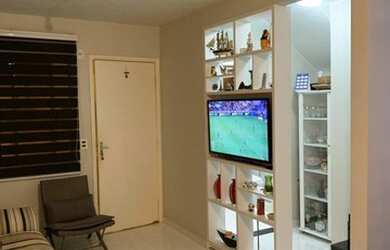 Imagem: A casa em condomínio possui 3 Dormitórios, 2 Banheiros, 1