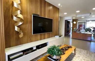 Imagem: O apartamento na cobertura possui 4 Dormitórios, 4 Banheiros