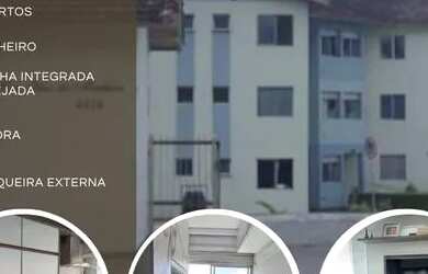 Imagem: O apartamento possui 2 Dormitórios, 1 Banheiro, 1 Vaga na garagem